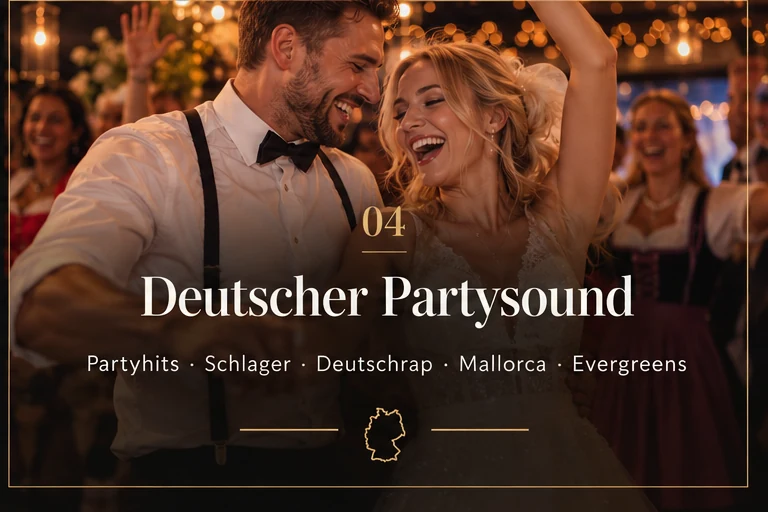Deutsche Hochzeit – Deutschpop, Rock, Schlager, Discofox und internationale Partyhits